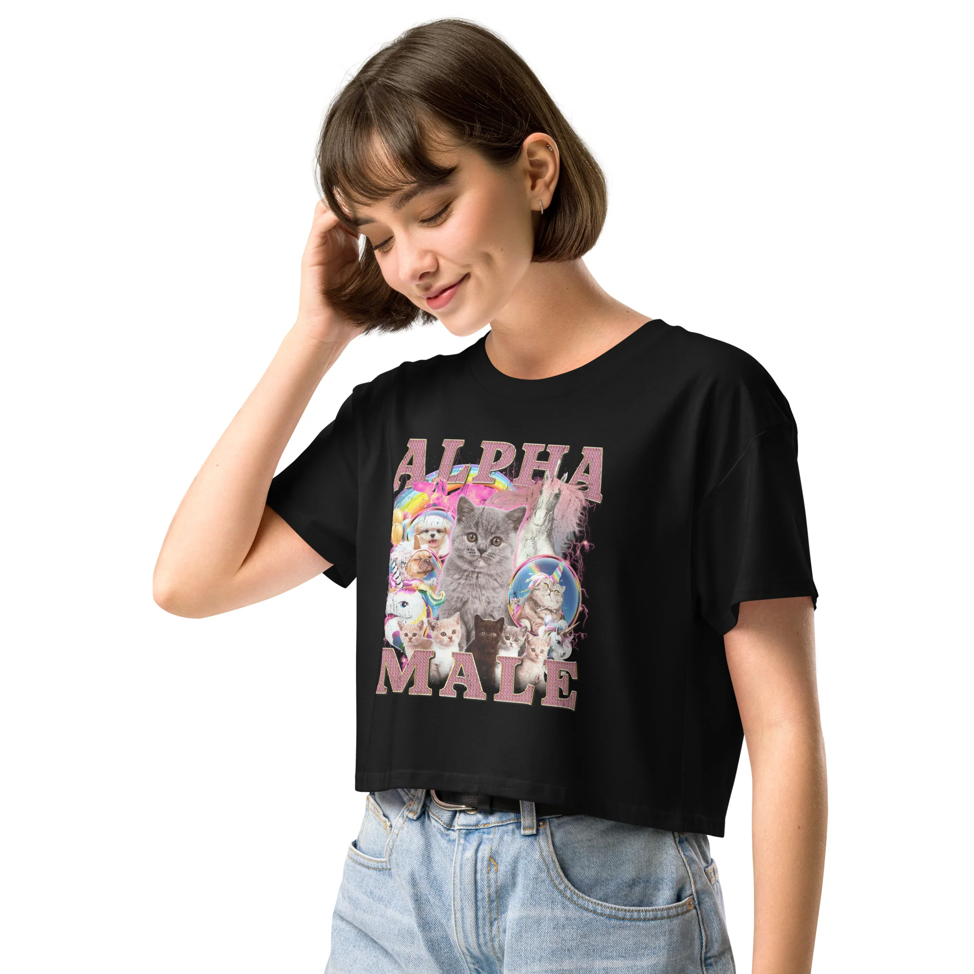 Alpha Male Women’s crop top - Image 6