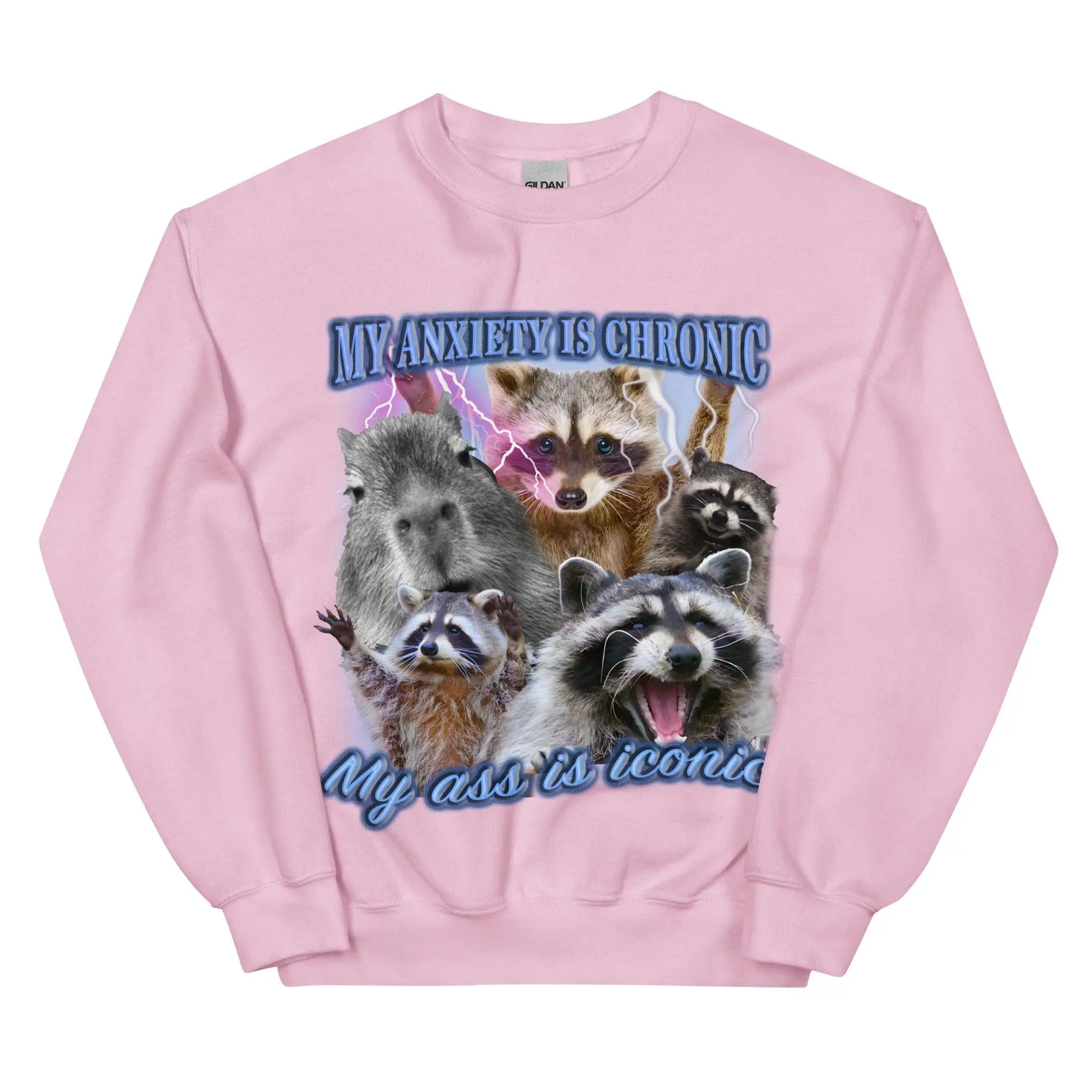 Anxiety Chronic Ass Iconic Sweatshirt - Image 8