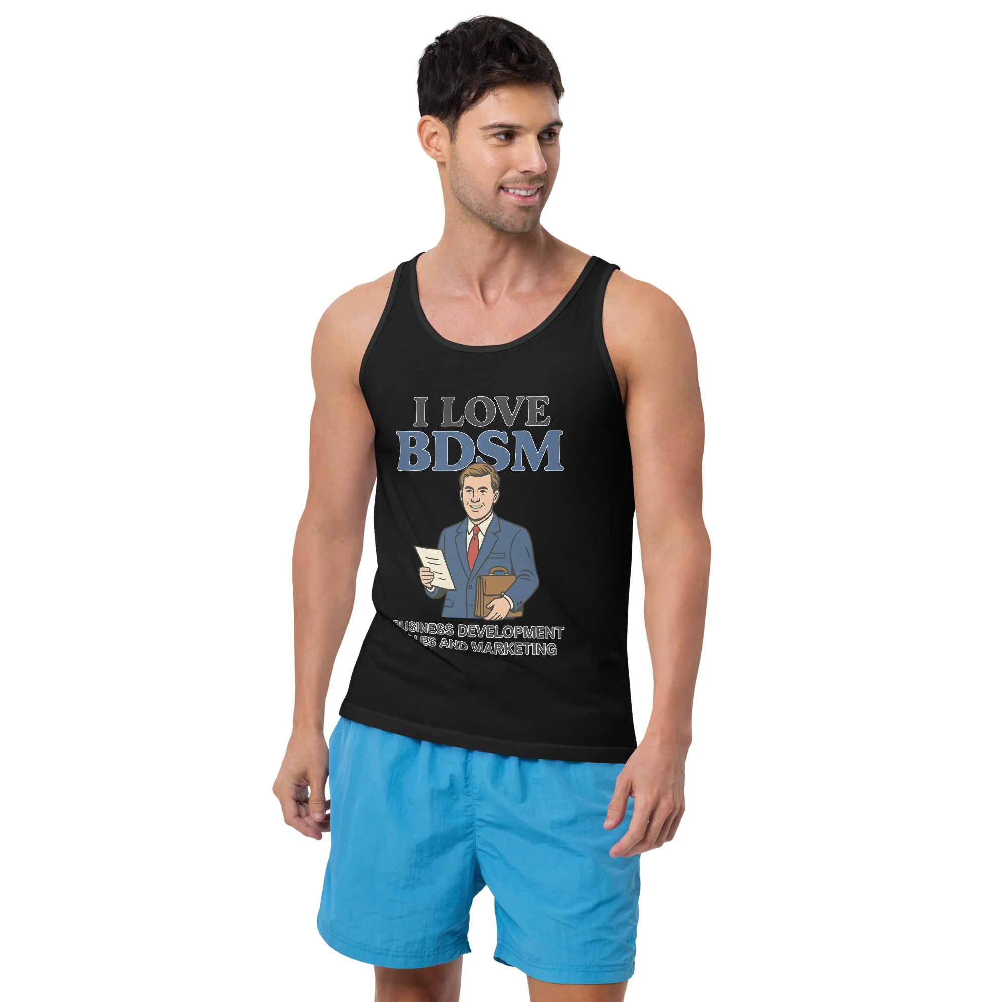 I Love BDSM - Business Development Sales and Marketing Tank Top - Image 3