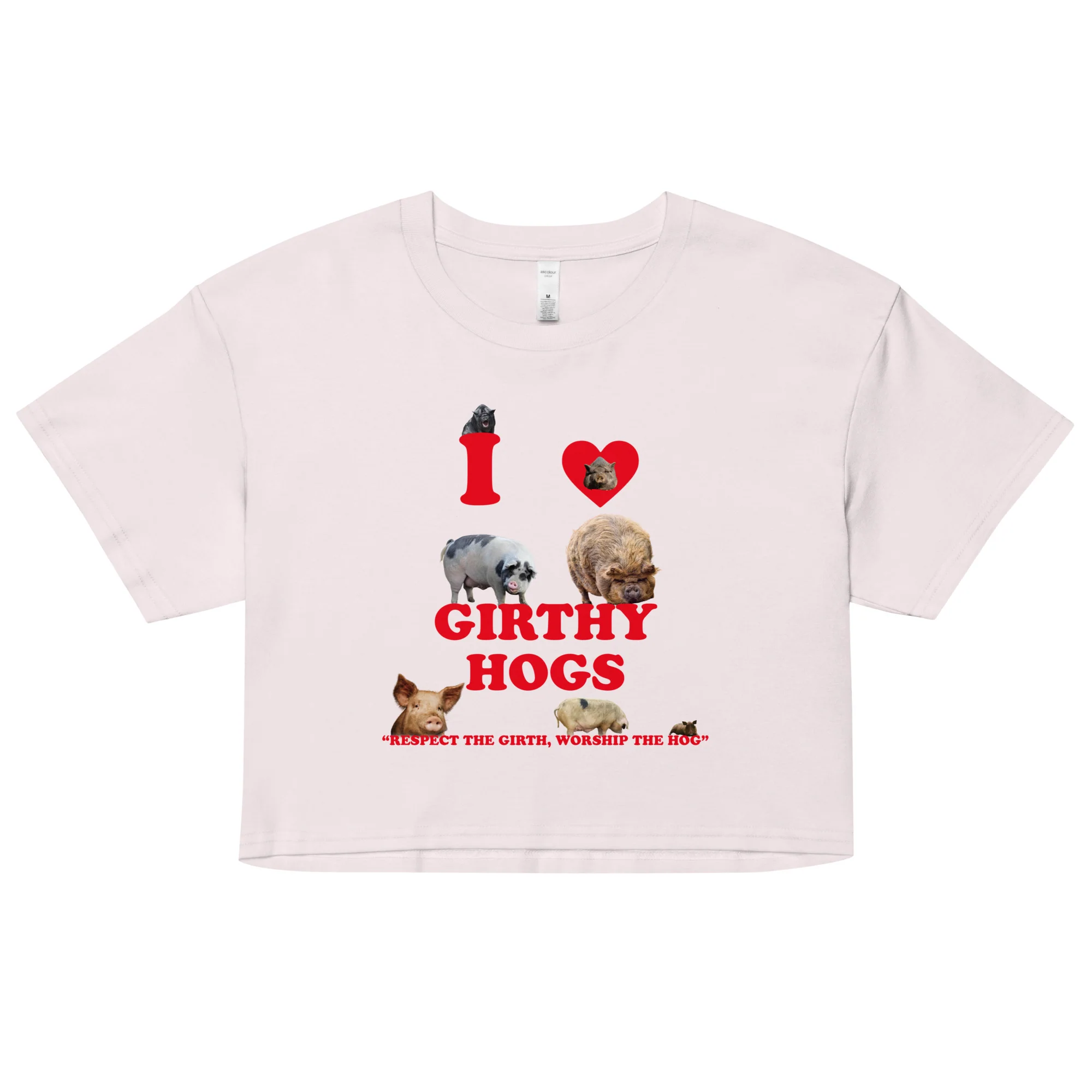 I Love Girthy Hogs Women’s crop top - Image 4