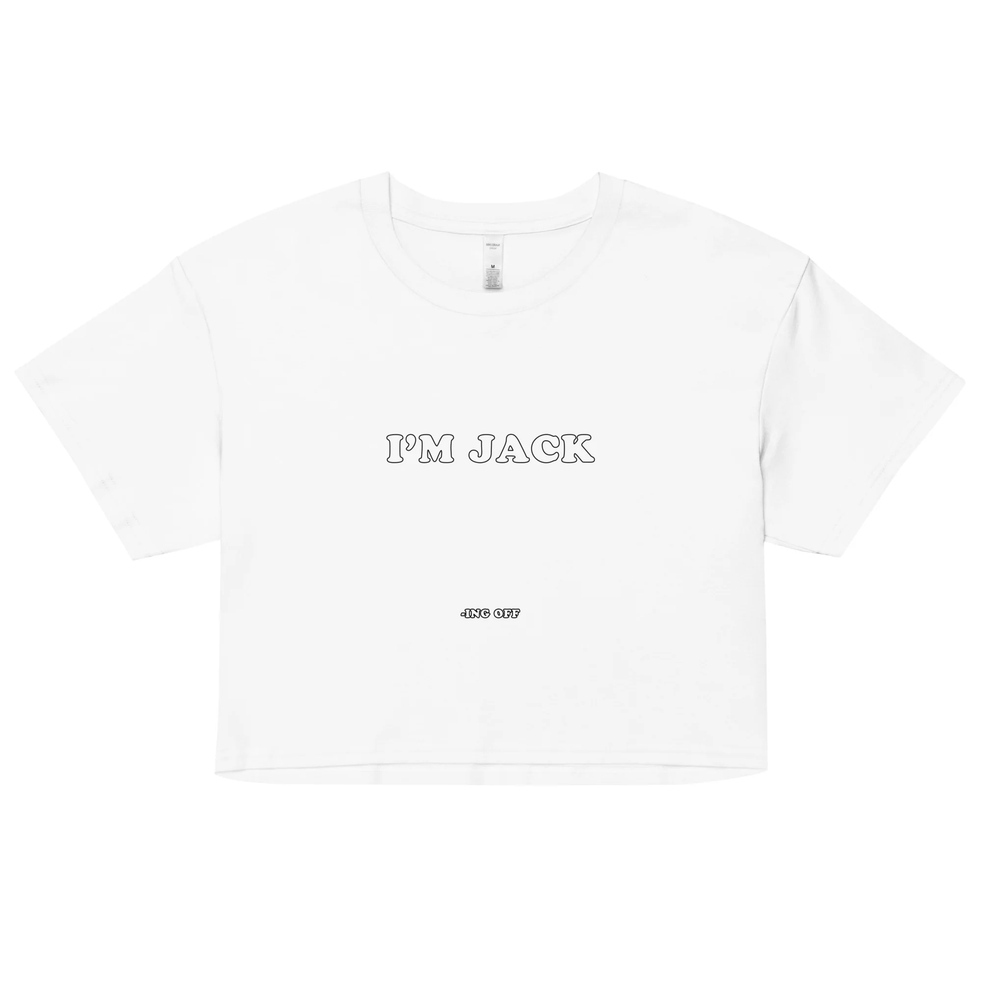 I'm Jack -ing off Women’s crop top - Image 5